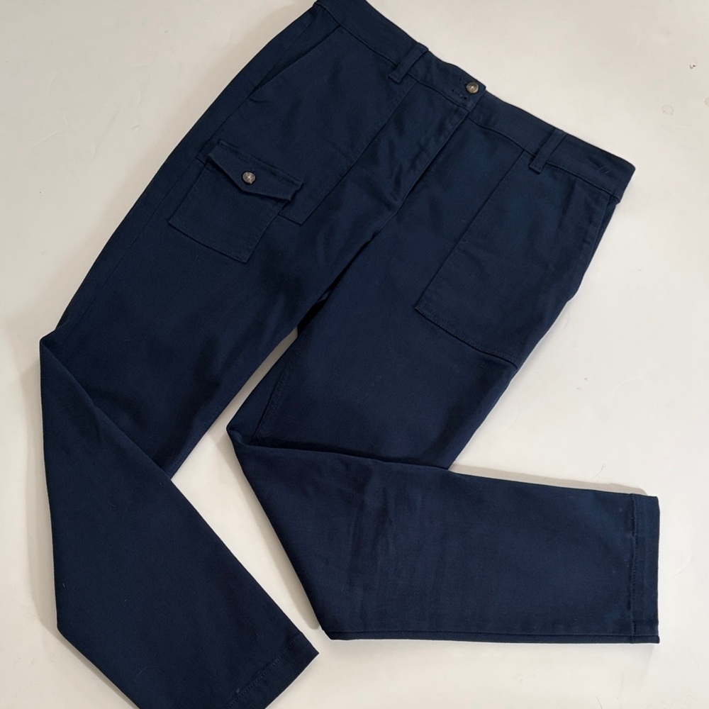 J Jill Women’s Navy Cargo Pants 10